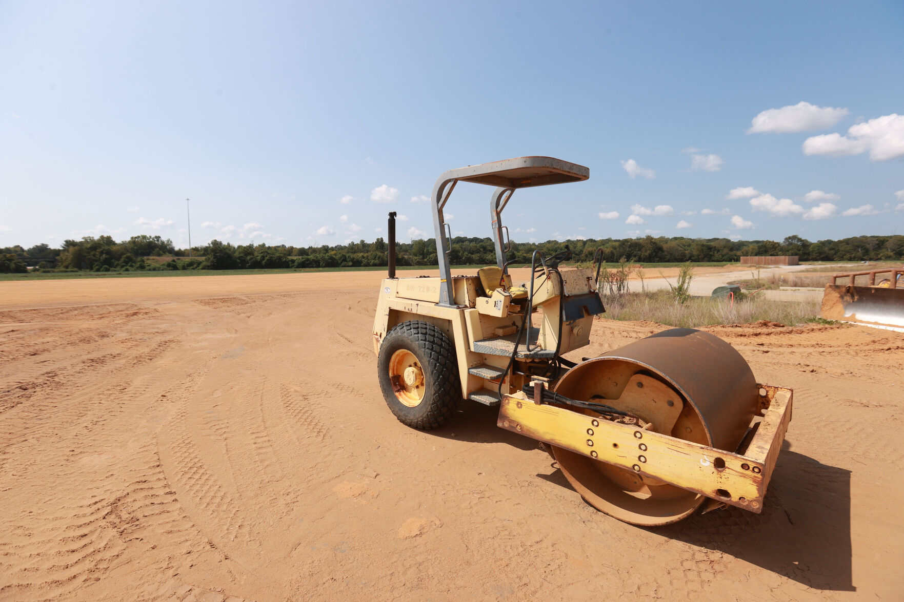 Work continues on new road near Tupelo Target location